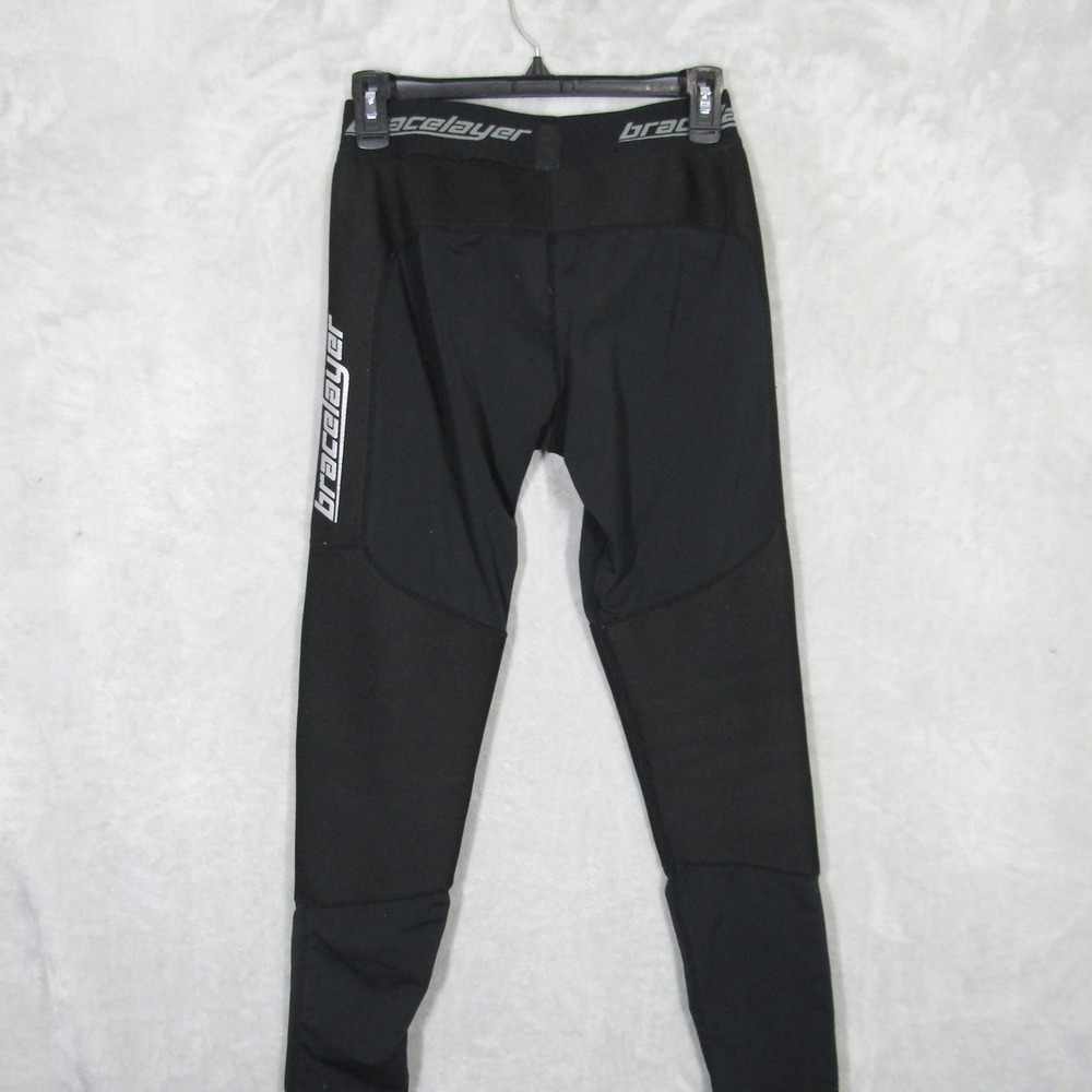 Bracelayer KX2 Alpine Mens Large Black Knee Support Compression Tights Pants